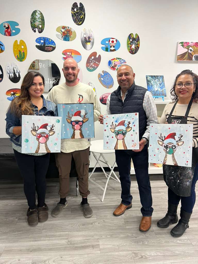 Paint and sip El Paso event at Crafty Art Studios