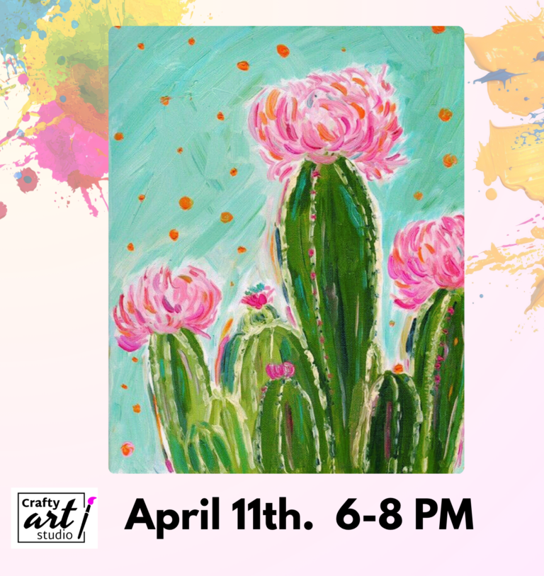 cactus Sip and paint